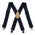 thumbnail image 1 of MELOTOUGH Men's Blue Suspenders X Back Style Clip-on Suspenders with Extra Clips Adjustable Braces for Men, 1 of 5