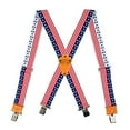 thumbnail image 1 of MELOTOUGH Men's Suspenders Fully Elastic 2 inch Wide X back Heavy Duty Work Suspenders, 1 of 5