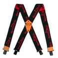 thumbnail image 1 of MELOTOUGH Men's Suspenders With Strong Clips Fully Elastic 2 inch Wide X back Heavy Duty Work Suspenders, 1 of 7