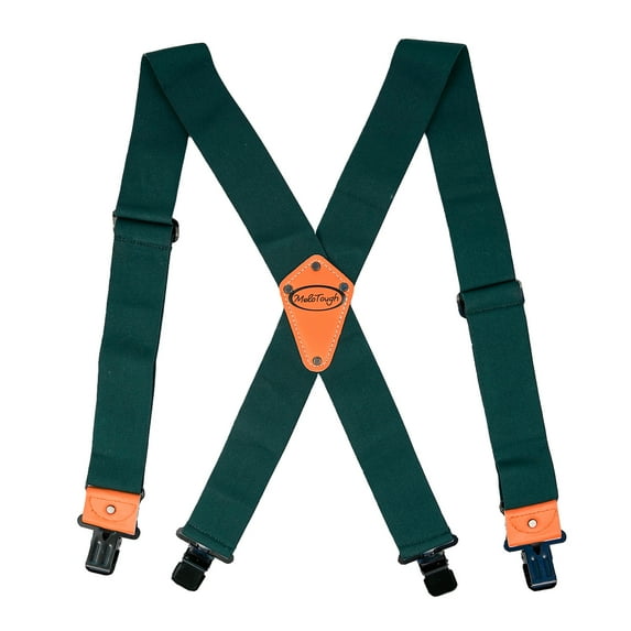 MELOTOUGH Men's Suspenders X Back 2 Inches Wide with Extra Heavy Clips Adjustable Braces for Men Work Suspender
