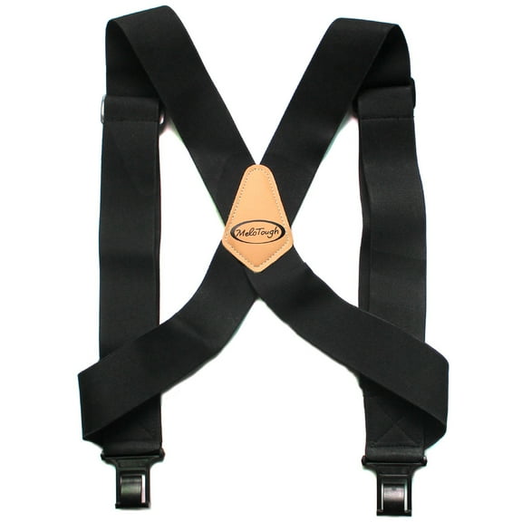 MELOTOUGH Outback Side Clip Trucker Suspenders/Perry Suspenders with 2inch Width Elastic