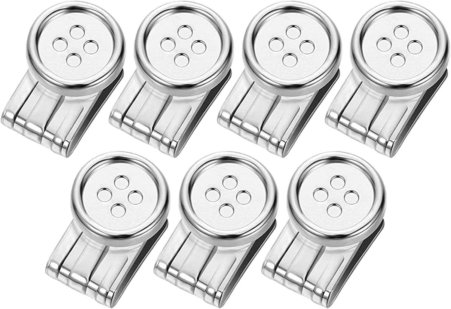 Structural Button Clips MELOTOUGH Supenders Botton Clip Movable No Sew Button End Brace ...