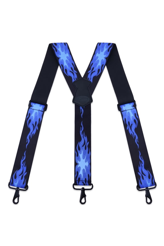 MELOTOUGH Suspenders for Men 2 Inch Wide Y Back Adjustable Elastic Big and Tall Suspenders with Swivel Hooks for Jeans