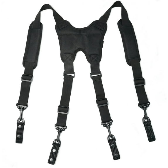 MELOTOUGH Tactical Suspender Durable Construction Suspender for Men with Suspender loop (4 Point hook Support)