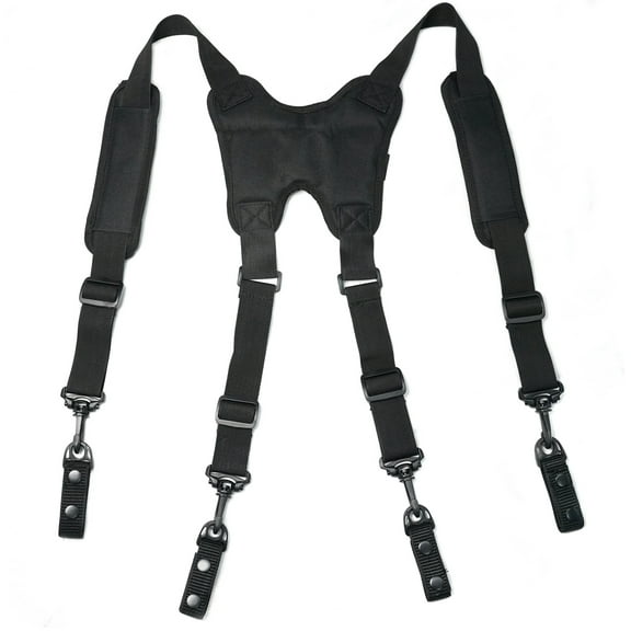 MELOTOUGH Tactical Suspender Durable Construction Suspender for Men with Suspender loop (4 Point hook Support)