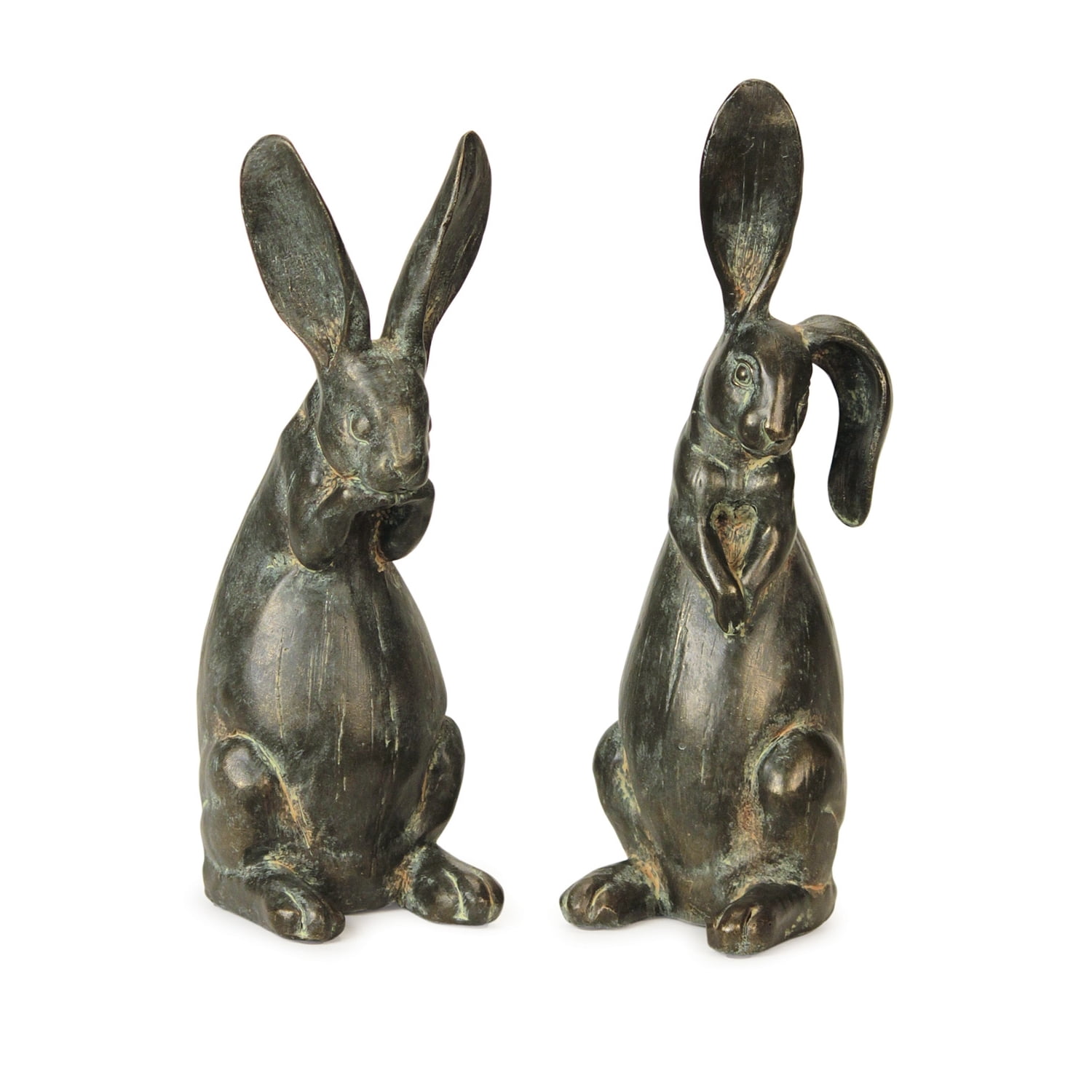 MELROSE INTERNATIONAL Floppy Eared Rabbits (Set of 2) 16.75