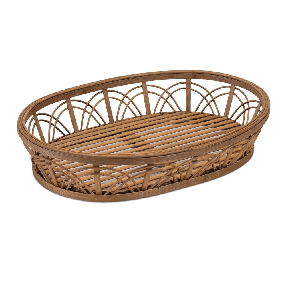 Melrose International Metallic Aluminum Tray 16.25