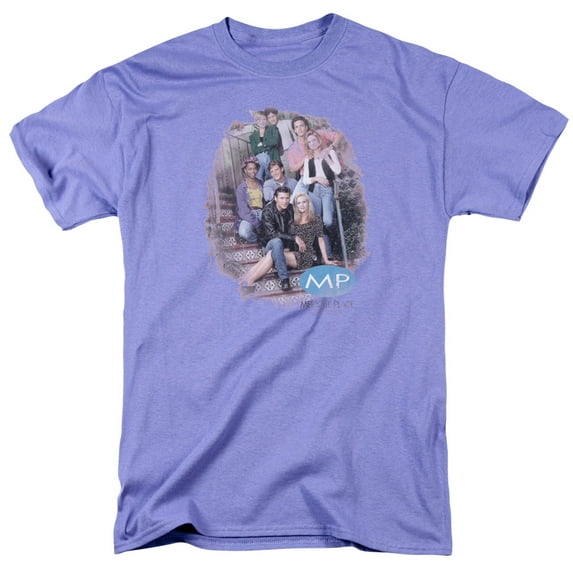 MELROSE PLACE/ORIG.CAST DISTRESSED - S/S ADULT 18/1 - LAVENDAR - 3X