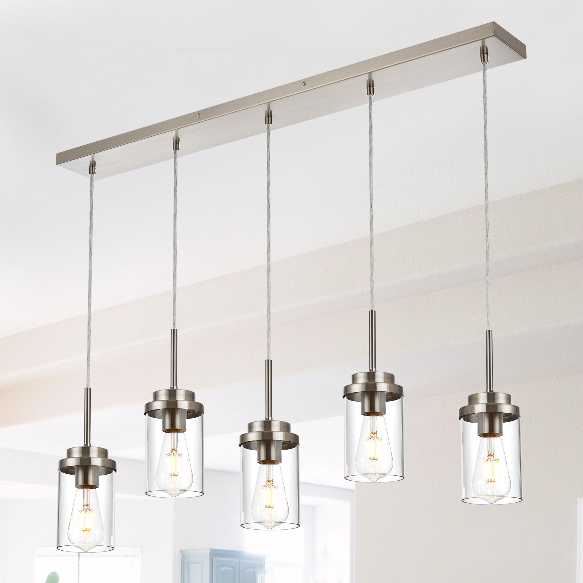 Meyda Marquee 28-Light Copper Glass Geometric Island Pendant