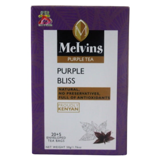 MELVINS PURPLE BLISS TEA BAGS 25's