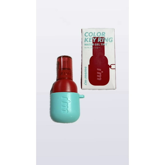 I'M MEME Color Key Ring Water Gel Tint,05 Berry Compote,Highly-pigmented and Non-smudging Lip Tint with Unique Key Ring Chain,K-beauty, FSC Packaging 05 Berry Compote 1 (Pack of 1)