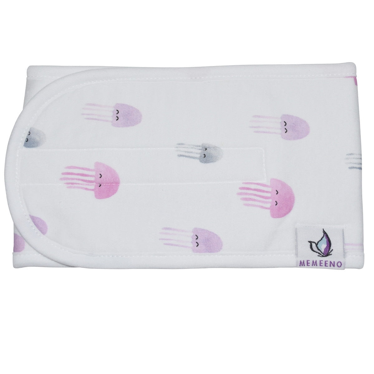 MEMEENO Belly Band for Colic & Gas Relief, Organic Cotton, Self-Warming for Fussy Newborn (Aurelia)