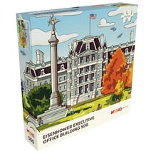 MEMO GAMES Eisenhower Executive Office Building - Jigsaw Puzzle 500 Pieces for Adults and Families - Washington, D.C. Sights, 15.8 x 19.7 inches