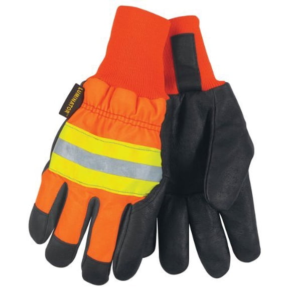 MEMPHIS GLOVE 34411L LARGE PREMIUM GRADE PIGSKIN LUMINATOR GLOVE ...