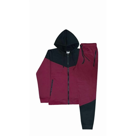 MEN 2 PIECE JOGGER SPORTSWEAR FLEECE SWEAT SUIT