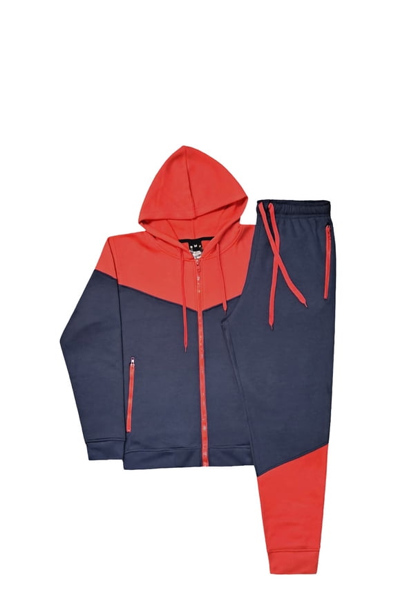 MEN 2 PIECE JOGGER SPORTSWEAR FLEECE SWEAT SUIT