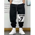 thumbnail image 1 of MEN BLACK SEVEN PRINTED-L, 1 of 1
