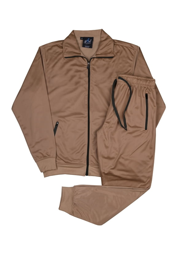 MEN CLASSIC SOLID JOGGER TRACKSUIT W/DRAWSTRINGS SMALL UPTO 5XL