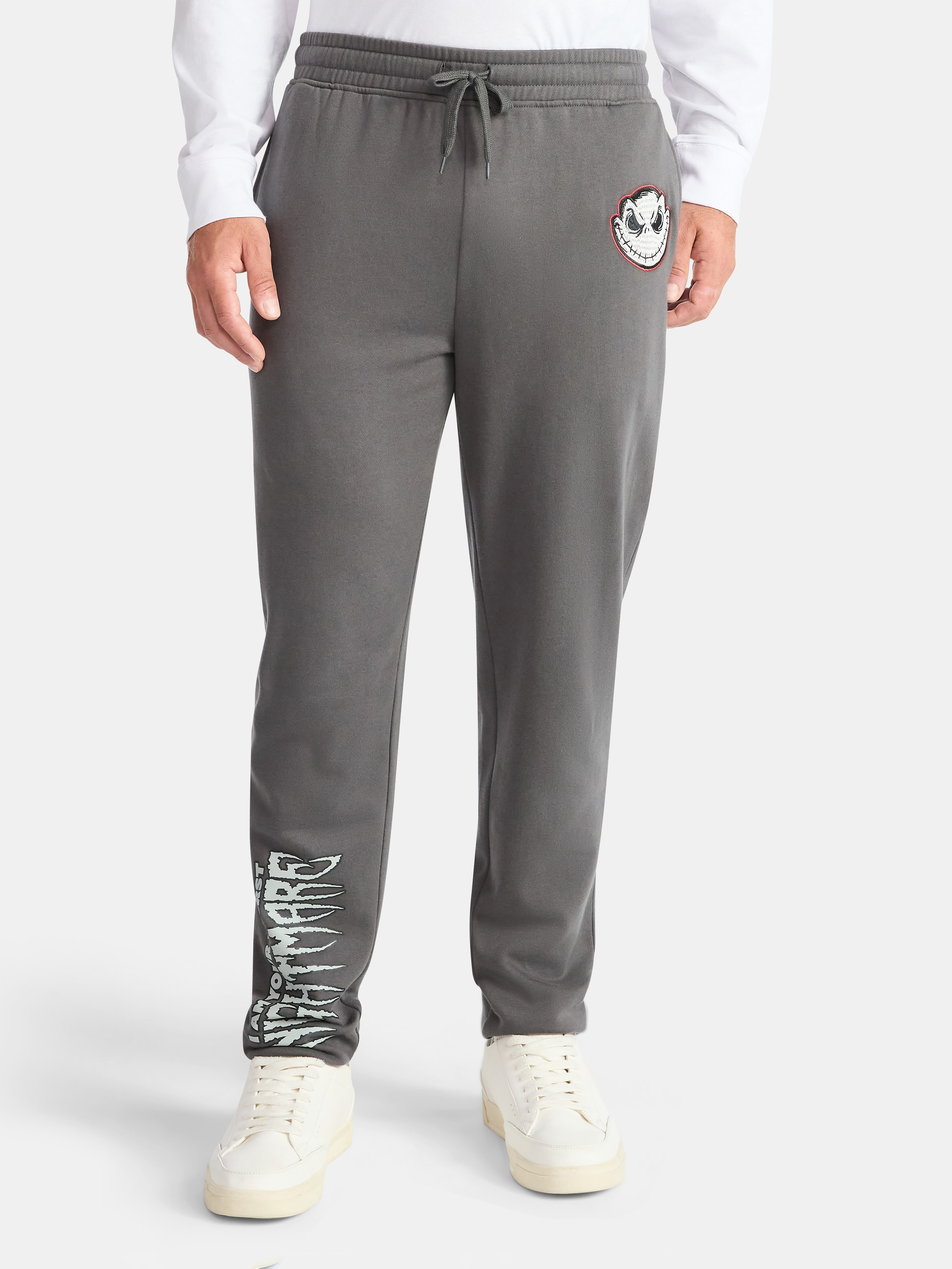 Nightmare Before Christmas Men's and Big Men's Jack Skellington Graphic Jogger Pants, Sizes XS-3XL