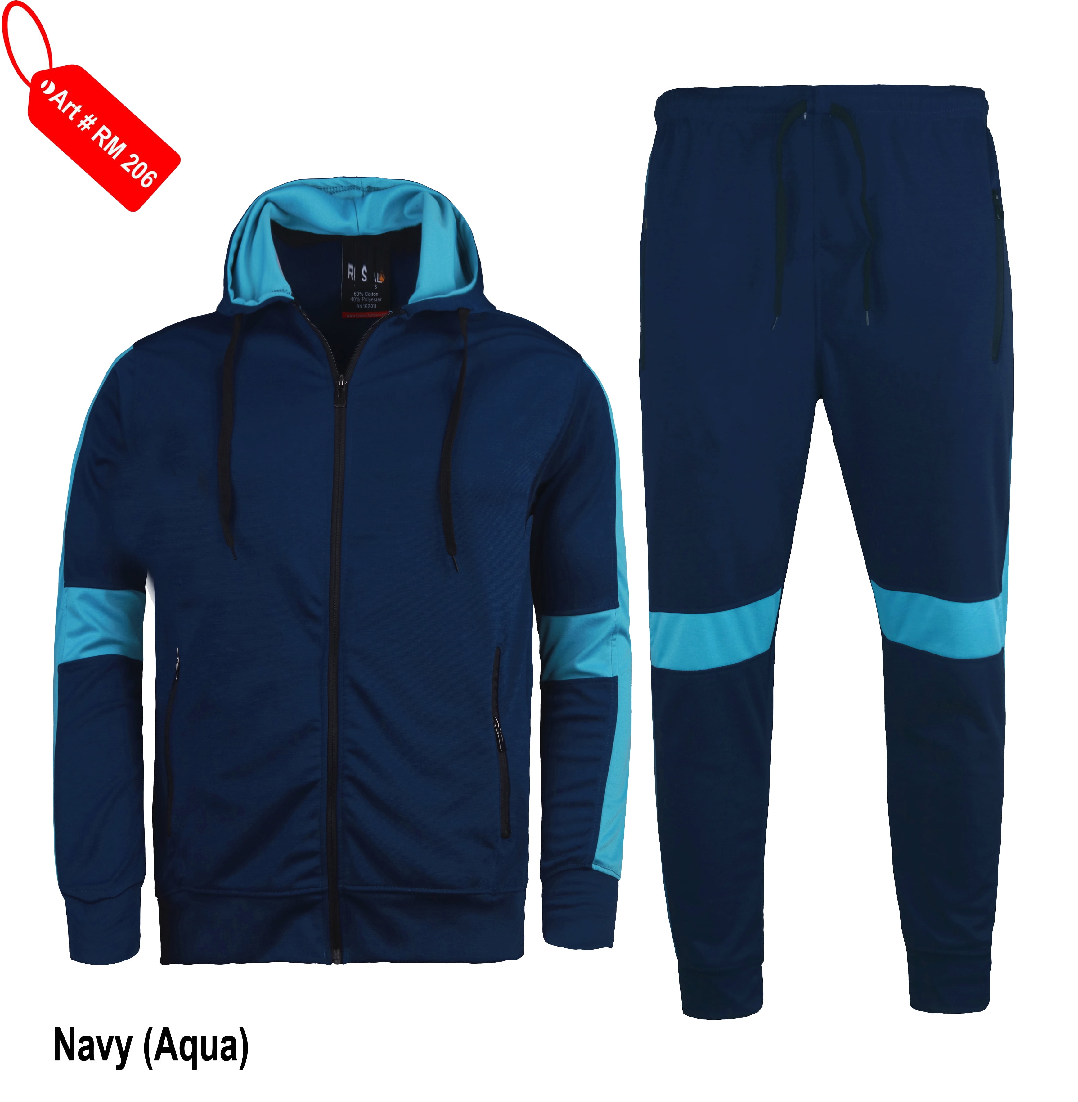 MEN PREMEMIUM DESIGNERED ORGINAL TECH SUIT W/FULL ZIP HOODED ORGINAL