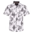 thumbnail image 1 of MEN'S BLACK AND WHITE SHORT SLEEVE SHIRT, 1 of 2