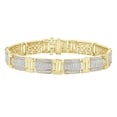 thumbnail image 1 of Bellano Men's Bracelet 3.25Ct Round Diamond 10K Yellow Gold, 1 of 1