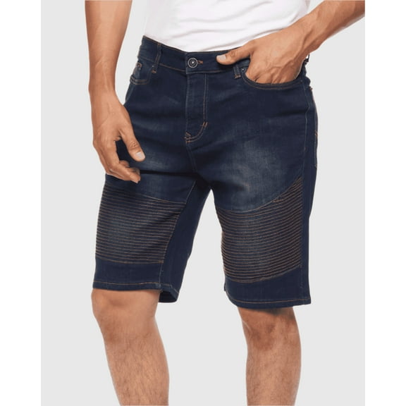MEN'S BRAD MOTO DENIM SHORTS
