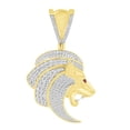 thumbnail image 1 of Bellano Men's Charm 0.50Ct Round/Baguette Diamond 10K Yellow Gold, 1 of 1