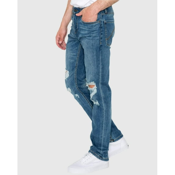 MEN'S CLAW RIPPED SKINNY FIT JEANS