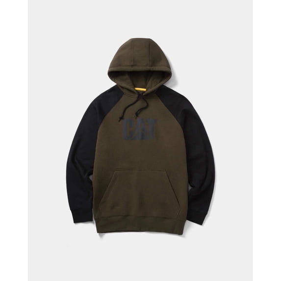 Caterpillar Colorblock Raglan Hoodie, Men's