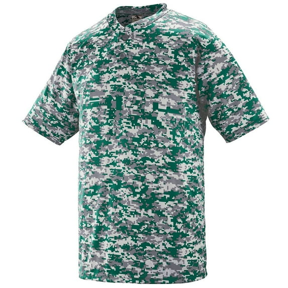 MEN'S DIGI CAMO WICKING TWO-BUTTON JERSEY 1555