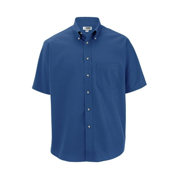 MEN'S EASY CARE SHORT SLEEVE POPLIN SHIRT