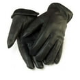 thumbnail image 1 of MEN`S FULL GRAIN BLACK DEERSKIN GLOVES LINED 40 GRAM 3M THINSULATE{2XL}, 1 of 5