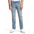thumbnail image 1 of MEN'S GLACIER FIVE POCKETS MOTO SLIM FIT JEANS, 1 of 9