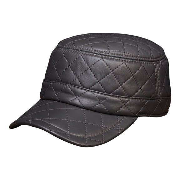 MEN'S Genuine Leather Baseball Cap Hat Brand New Leather Caps Hats ,Fashion
