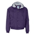 thumbnail image 1 of MEN'S HOODED TAFFETA JACKET/FLEECE LINED 3XL Purple, 1 of 5