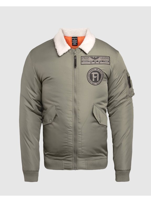 MEN'S KAAMIL SHERPA COLLAR FLIGHT JACKET