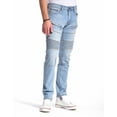 thumbnail image 1 of MEN'S LARKSPUR FIVE POCKETS MOTO SLIM FIT JEANS, 1 of 10