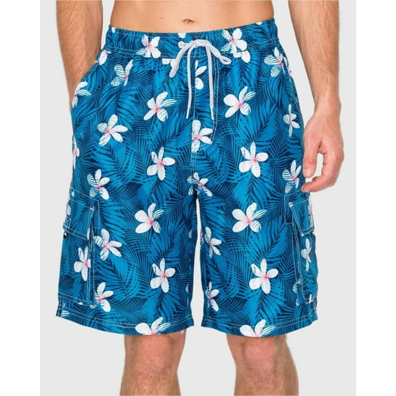 MEN'S MIDNIGHT BLOOM CARGO BOARDSHORTS