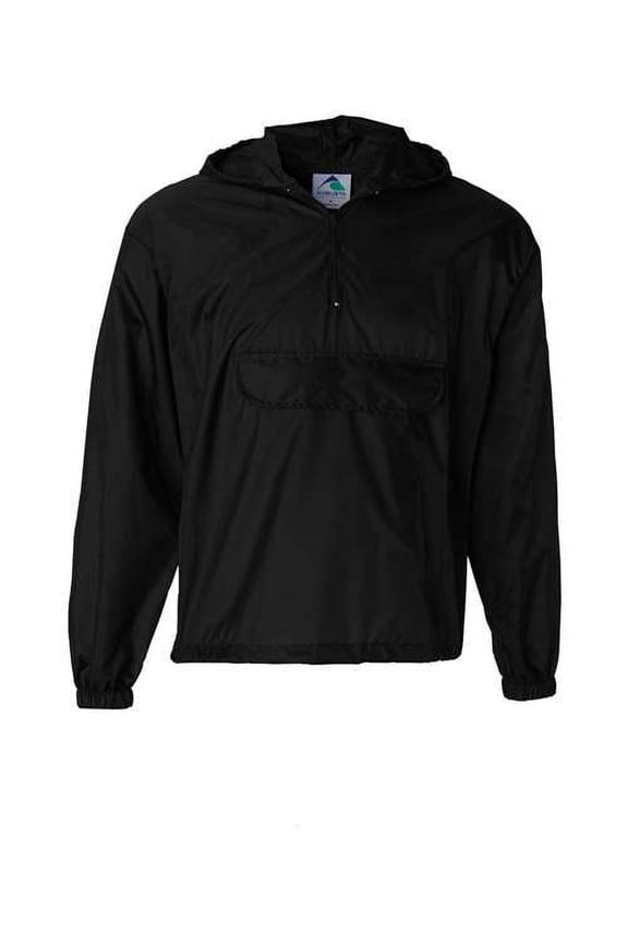 MEN'S PULLOVER JACKET IN A POCKET 3XL Black