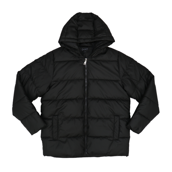 MEN'S QUILTED PUFFER JACKET W/HOOD