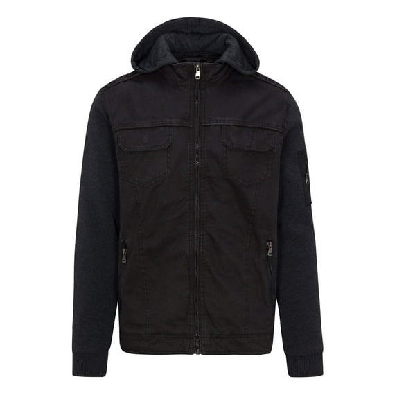 MEN'S RAGE MOTO TWILL HOODIE JACKETS