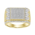 thumbnail image 1 of Bellano Men's Ring 0.25CT Round Diamond 10K Yellow Gold, 1 of 1
