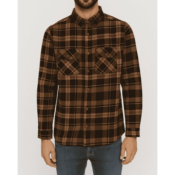 MEN'S RUSTIC PLAID FLANNEL SHIRT
