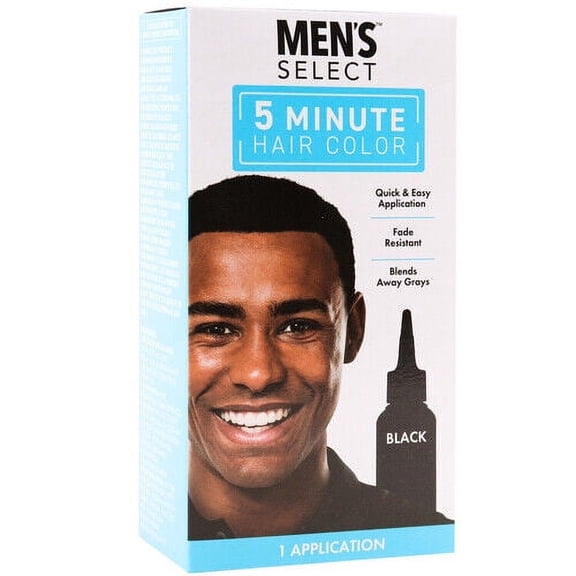 MEN'S SELECT |5 Minute Hair Color | Black |1 Pc per Pack