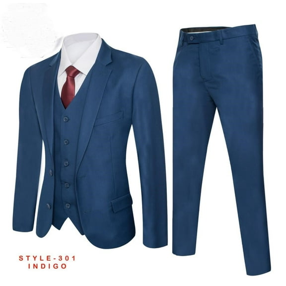 MEN'S SLIM FIT SUIT 3PCS
