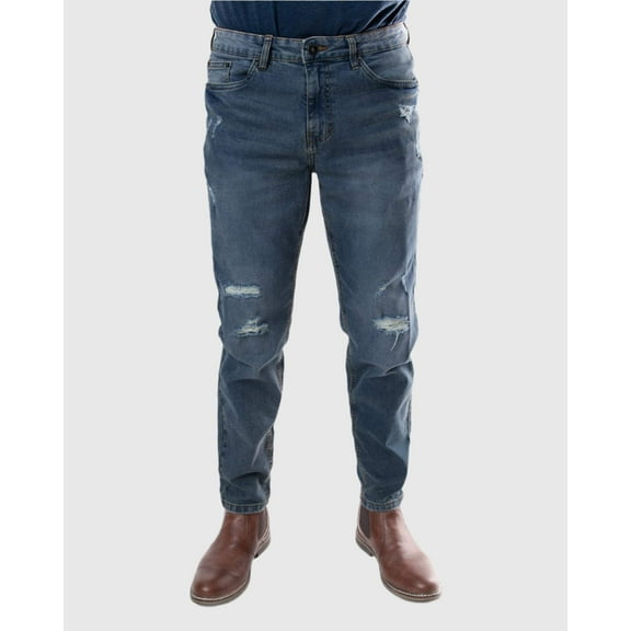 MEN'S SLITHER RIPPED SLIM FIT JEANS