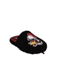 thumbnail image 1 of Snoopy by Peanuts Mens black football theme Slipper, 1 of 6