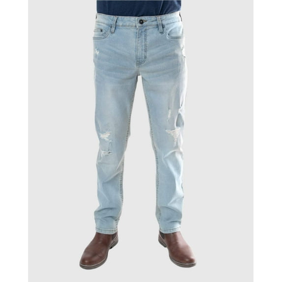 MEN'S STAMPEDE RIPPED STRAIGHT FIT JEANS