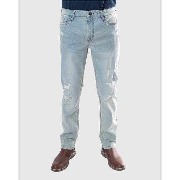 MEN'S STAMPEDE RIPPED STRAIGHT FIT JEANS
